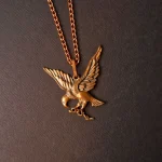 گردنبند مس طرح عقاب