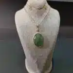 گردنبند نقره عقیق سبز